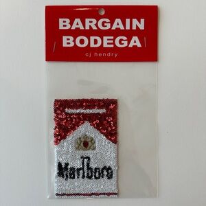 CJ Hendry Bargain Bodega Marlboro Cigarette sequin patch